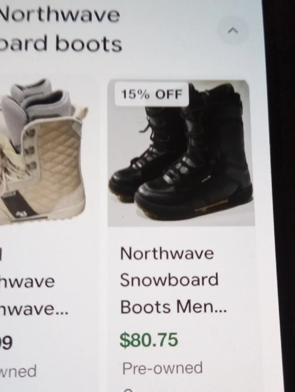 Northwave Snowboarding Boots Size 6/6.5 M Or 8w Item 28